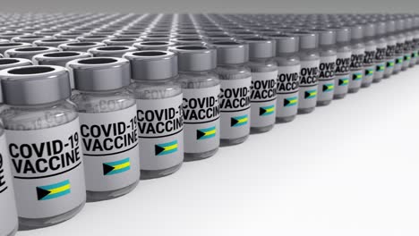 botellas de vacuna contra el covid-19 bahamas