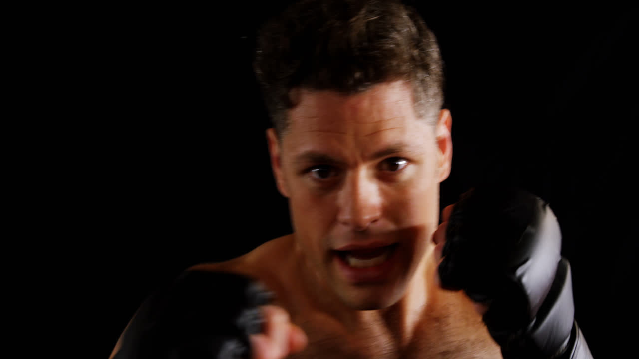 권투 를 하는 권투 선수