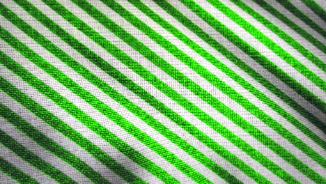 green and white striped fabric