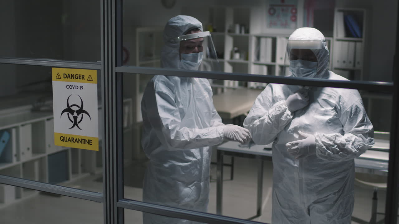 Medical Workers In Quarantine Zone