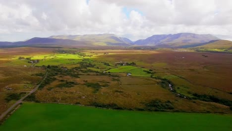 view of beautiful mountain and landscape 4k