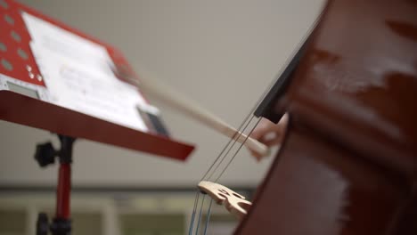 cello and music stand