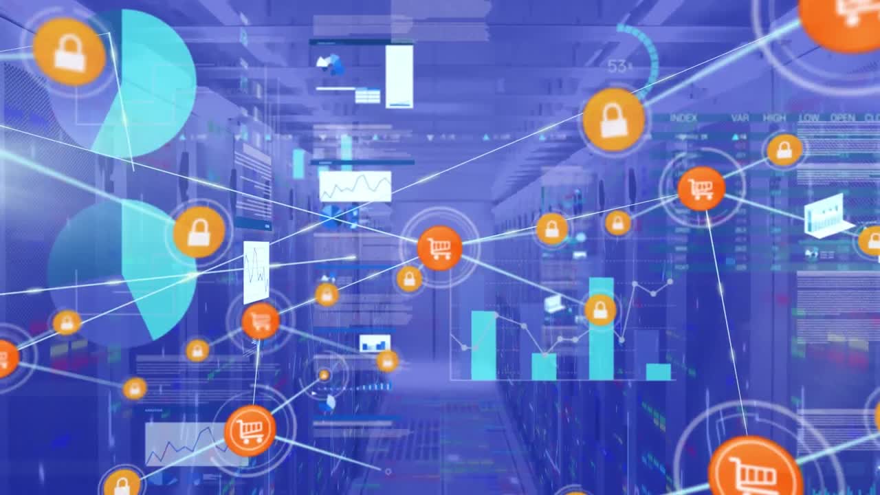 연결, 그래프 및 데이터 처리를 서버를 통해 애니메이션