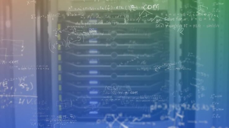 Mathematical equations against server room