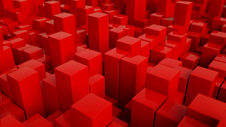 4K Abstract Digital Blockchain.