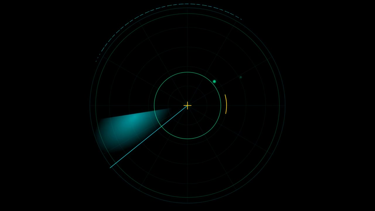 Schermo Radar Digitale in Scansione per Obiettivi
