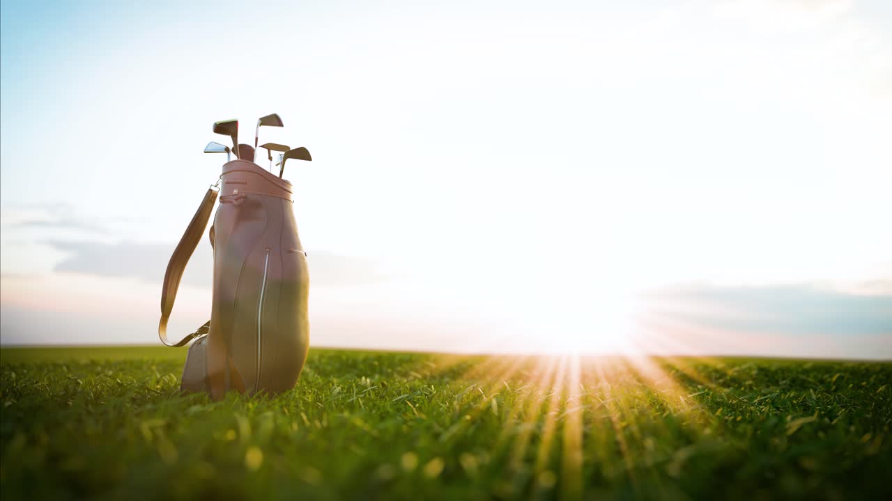 Bolsa de Golfe com Tacos em Campo Verde na Hora Dourada