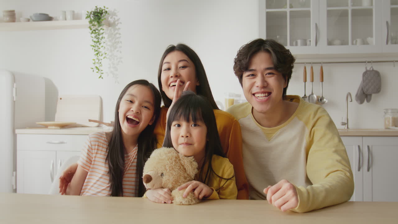 행복한 가족 사진