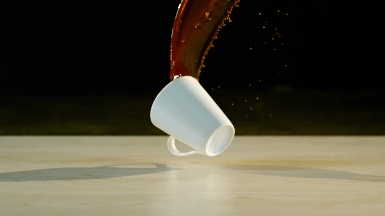 4k 층에 커피가 흘러내렸어요