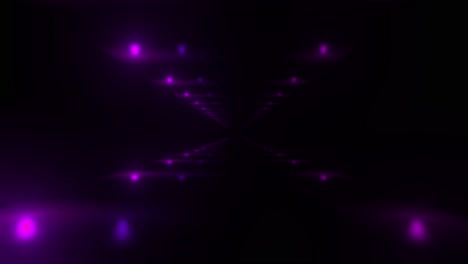 glowing neon tunnel