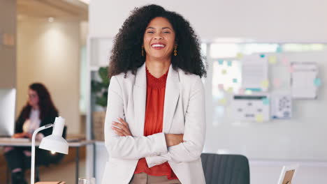portrait of a confident black business woman