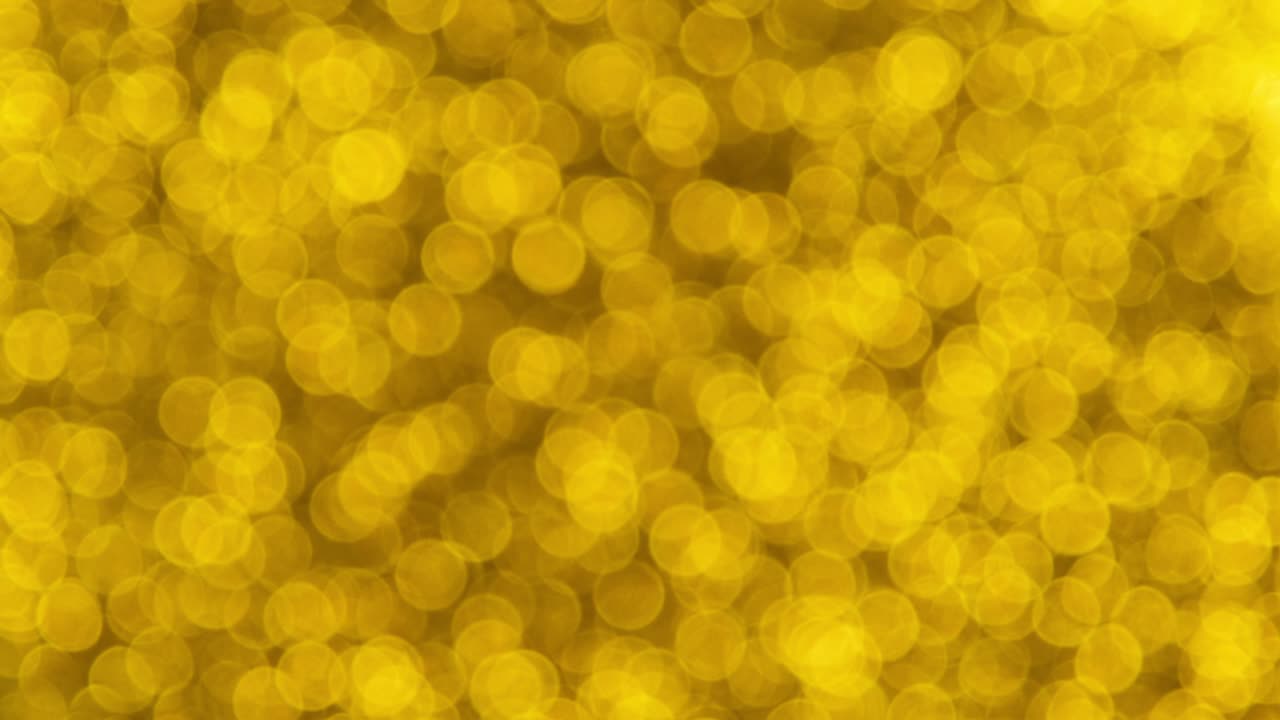 추상적인 반이는 4k 비디오 배경, 반이는 텍스처와 함께 황금 반이는 배경, 금 반이는 빛, 린 스파크 및 반이는 반이는 포일 배경.