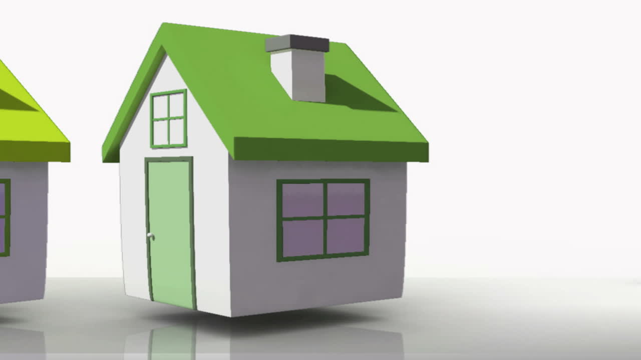 Animation de maisons avec les couleurs de notation de ber ...