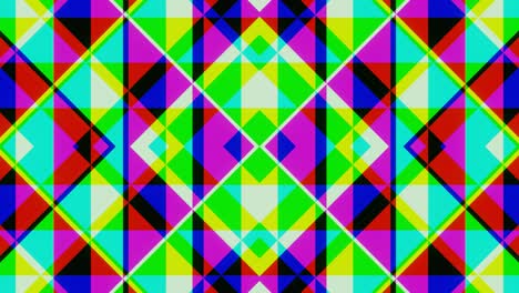 endless fixated fantasy of an abstract pattern of multi-colored squares