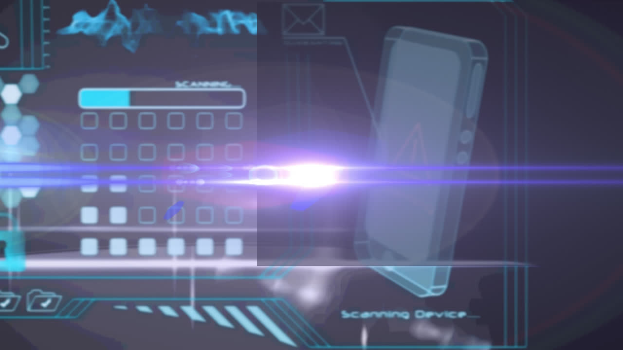 프로세서 코어에 대한 보안 경고의 애니메이션