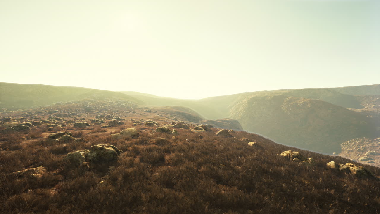 impresionante paisaje montañoso
