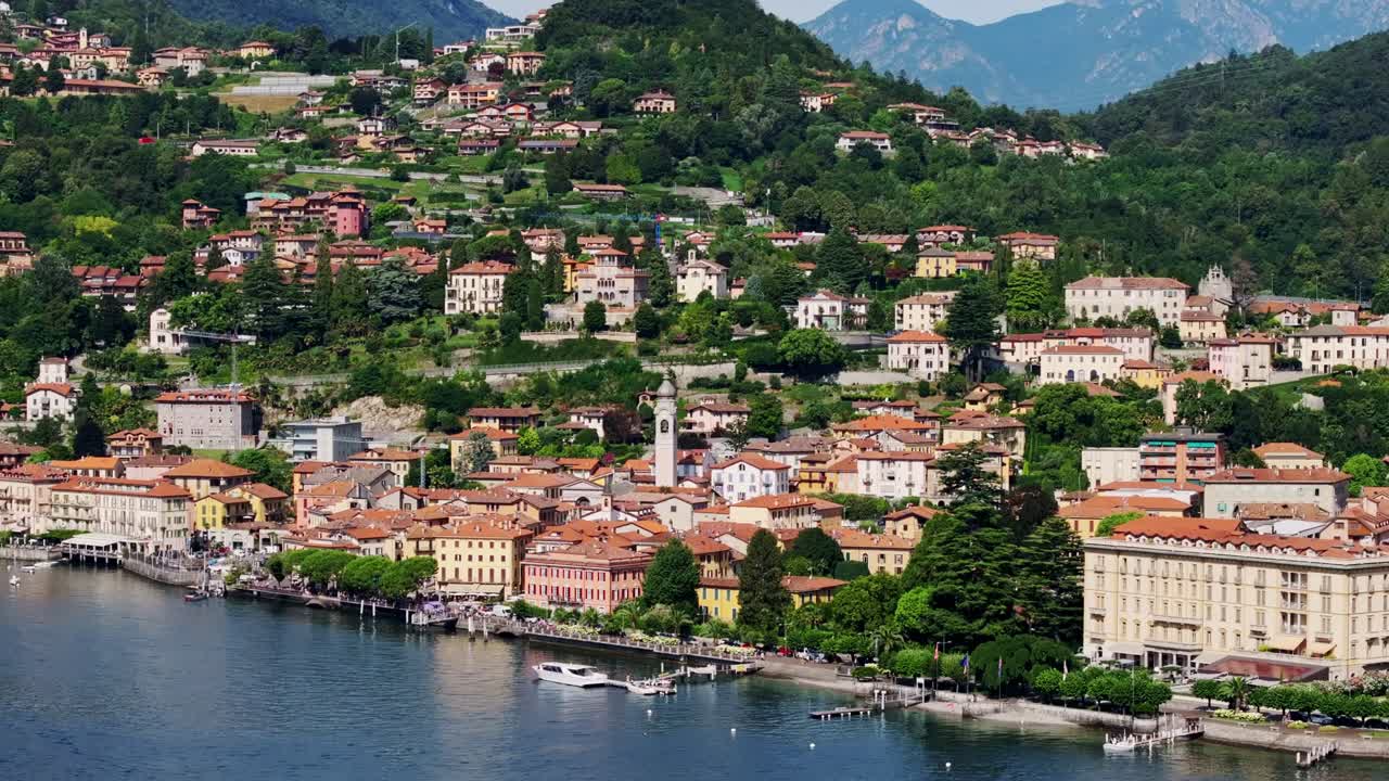 Menaggio on Lake Como - tranquil lakeside town with lush hills, vibrant scenery