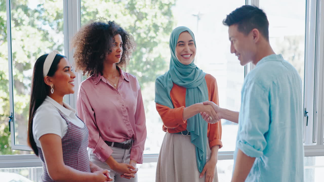 팀워크, 비즈니스 사람들과 악수