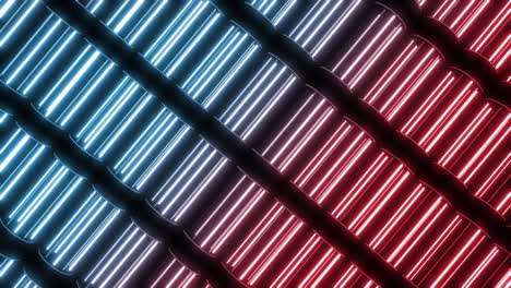 abstract neon glowing tubes pattern