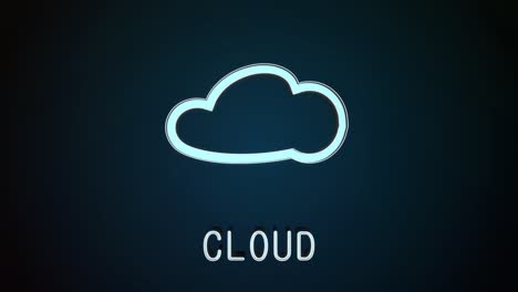 - concepto de bucle de oro en la nube