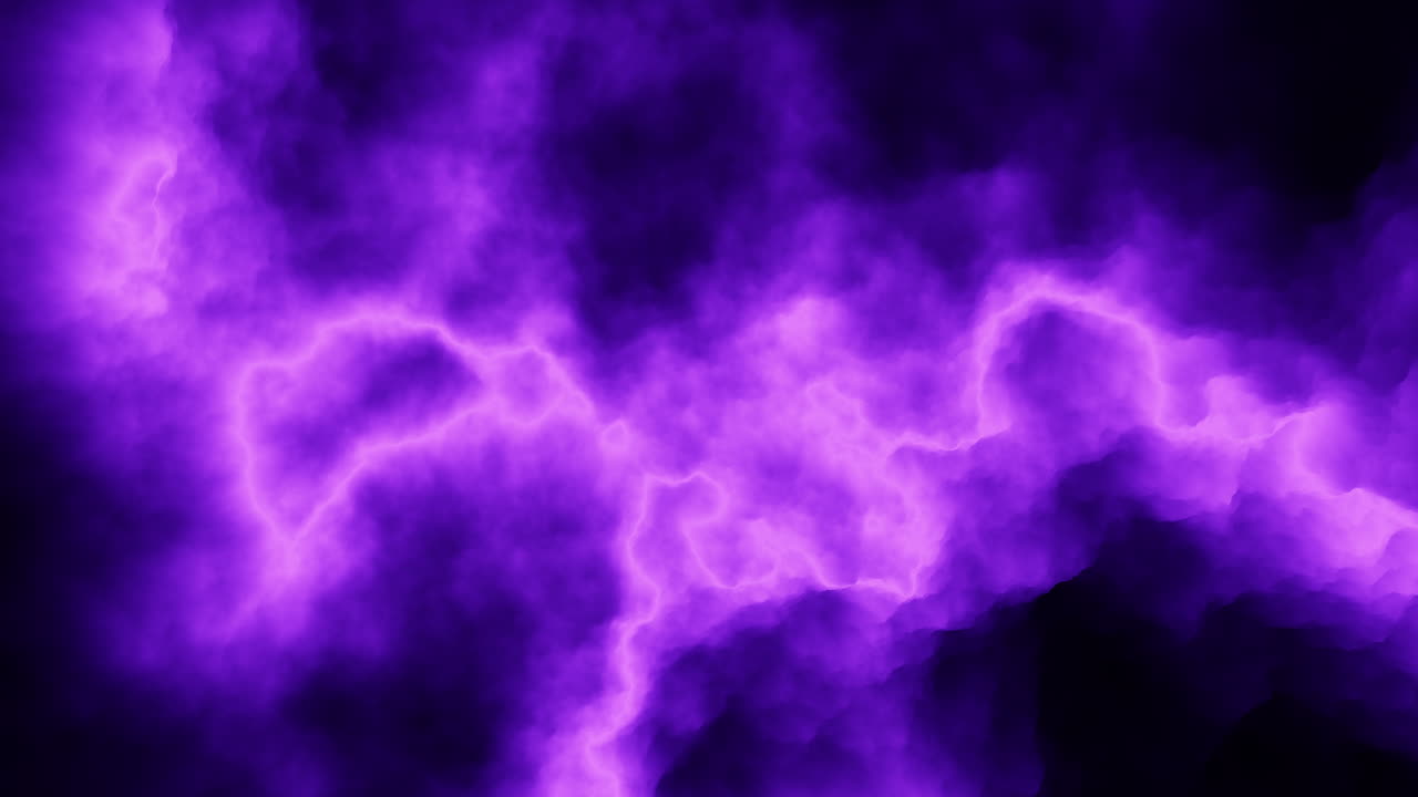 tormenta etérea crepúsculo púrpura iluminado por cielos eléctricos