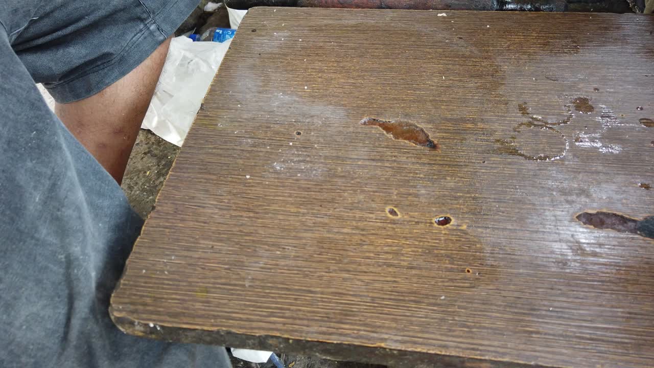 cámara lenta del subcontinente del norte de la india comida callejera popular filmada por gimbal de mano en 4k