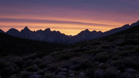 sunrise over the sierra nevada mountains