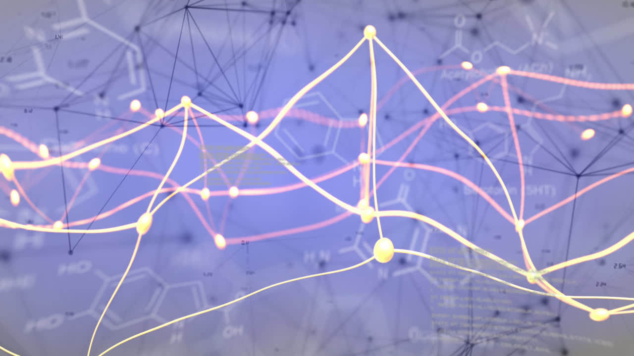 움직이는 모양 위의 데이터 처리의 애니메이션