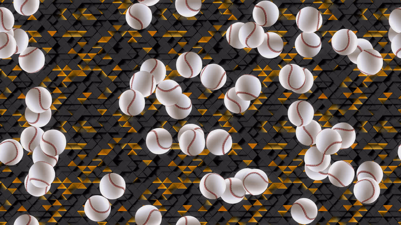 야구 루프 타일 배경 기술 회전