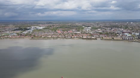 grays essex panorámica aérea 4k