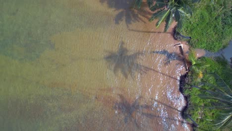 marvelous aerial view flight natural sand beach koh chang island thailand sunny day 2022