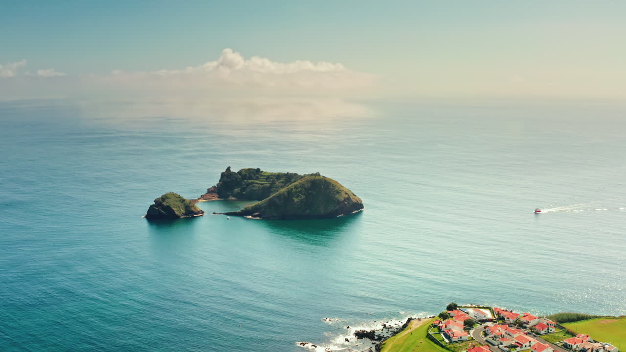 Vista aérea dos Açores