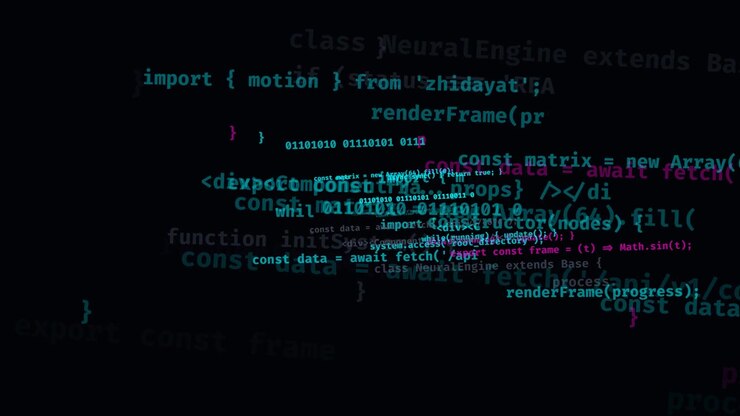 Abstract Floating Computer Code and Binary Data
