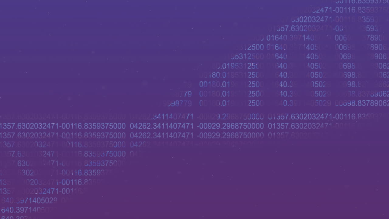 Animation of dna strand over fireworks and binary coding
