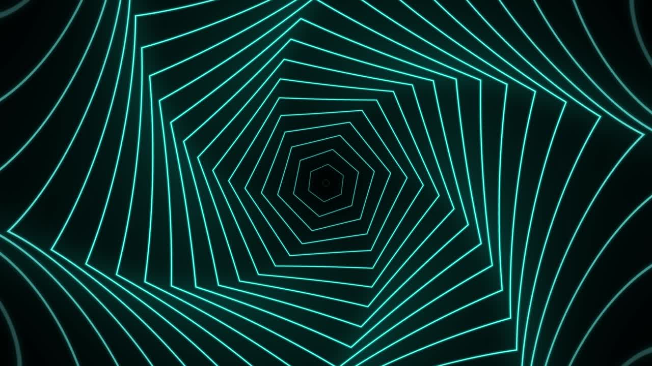 Hexagon Hypnotic Background
