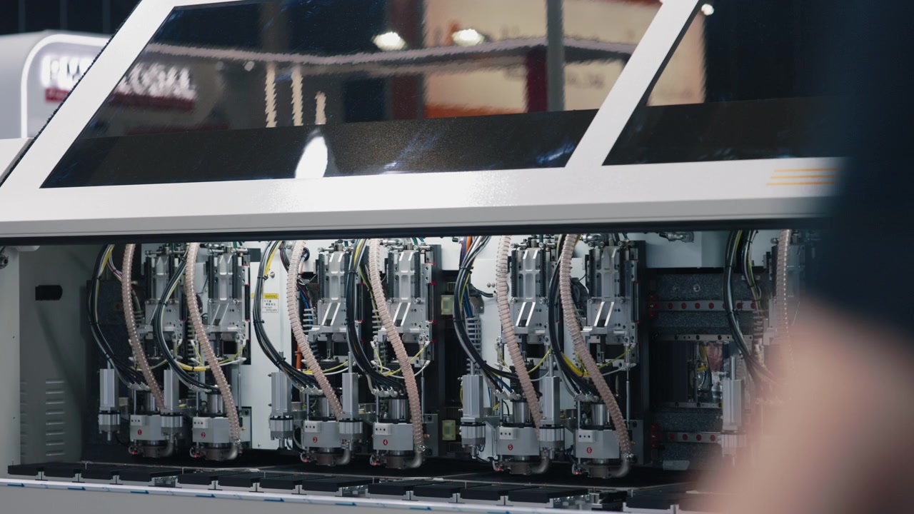 Automated Industrial SMT Pick and Place Machine in Operation