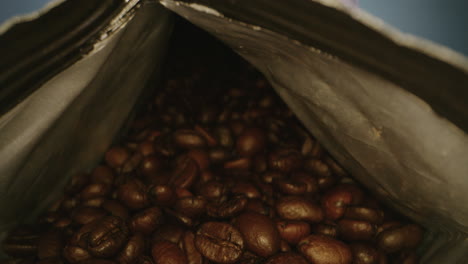 coffee beans in packaging