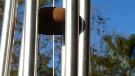 Close-up-view-of-a-windchime-hanging-in-the-nature