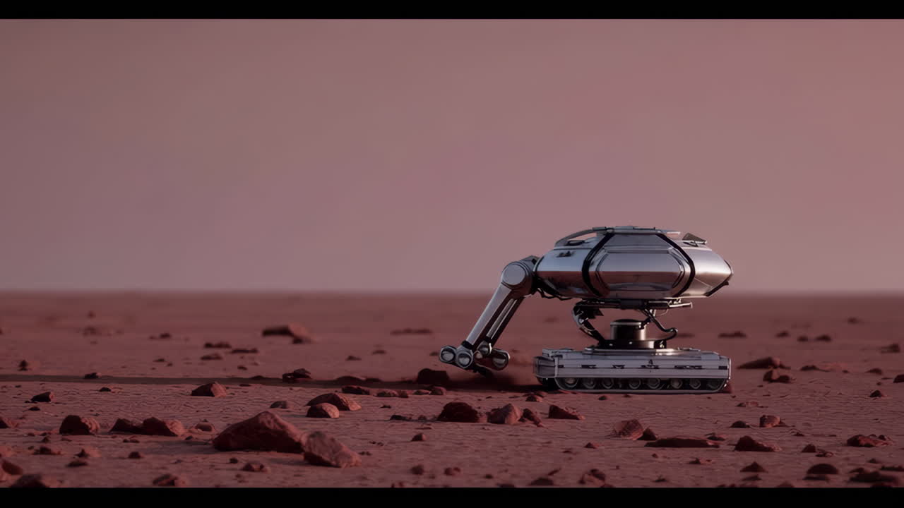 Marsrover på Mars-overflaten