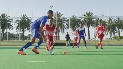 hockey players during a match