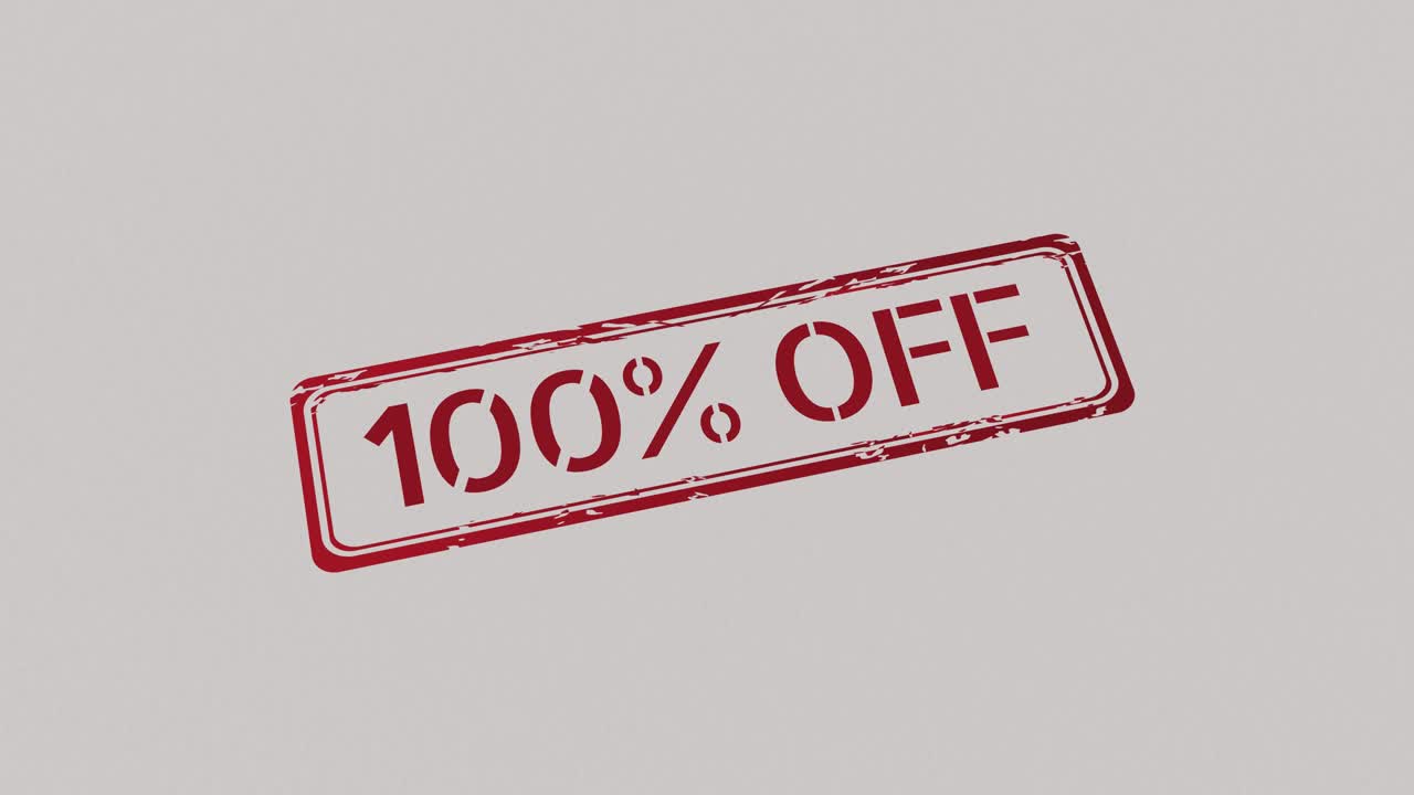 100% de descuento en el sello