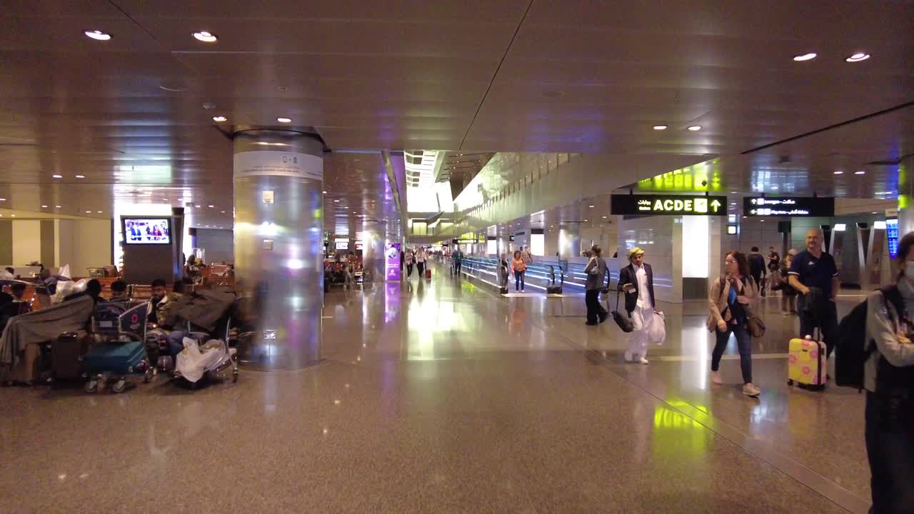 Busy Airport Terminal