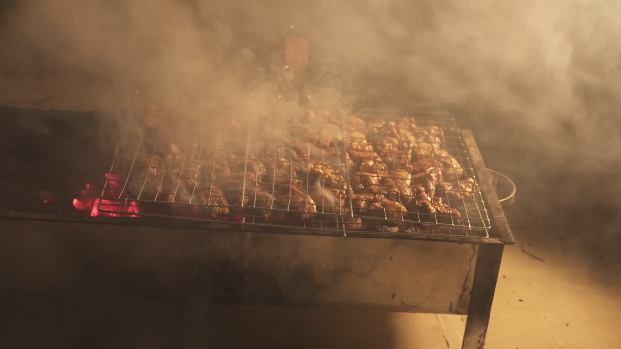 집에서 만든 맛있는 바베큐