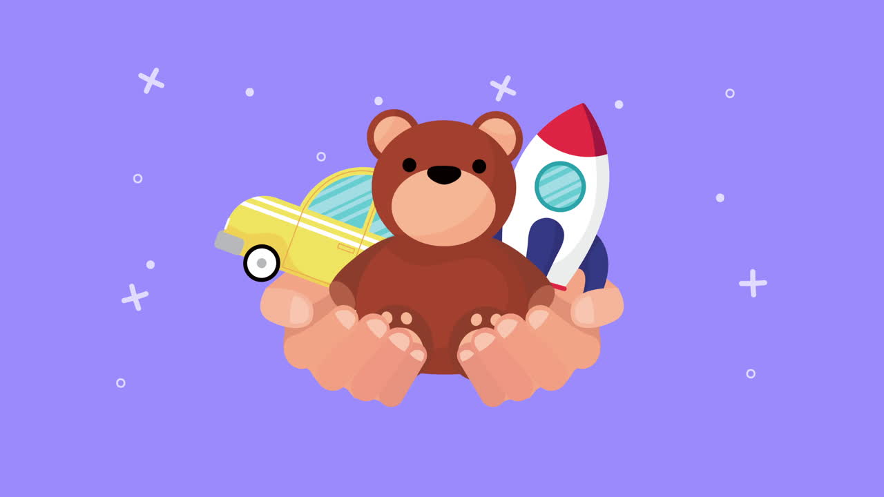 장난감 을 가진 테디 베어