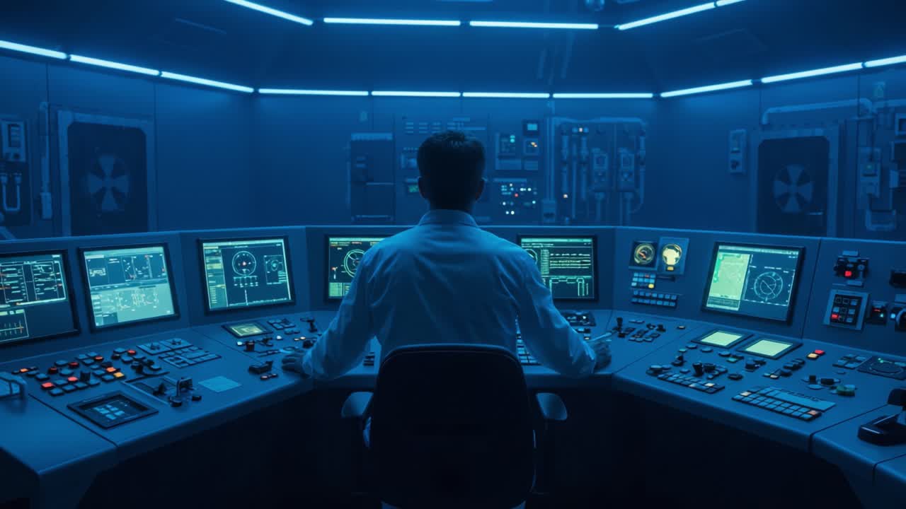 Captivating Control Room Experience: A Deep Dive into the World of Operational Management with Advanced Technology and Lighting Effects