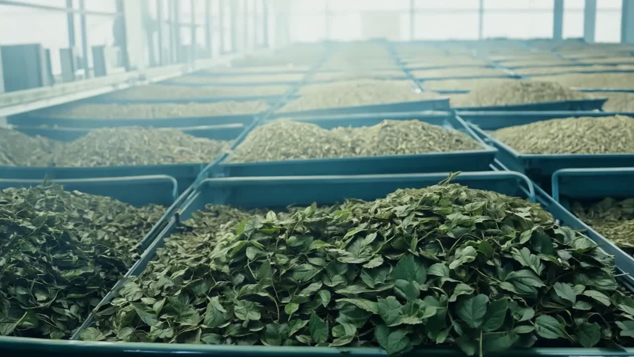 Drying and Processing Tea Leaves