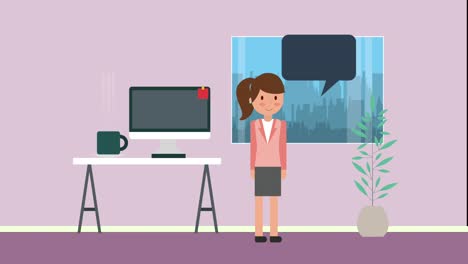 oficina de espacio de trabajo de personas