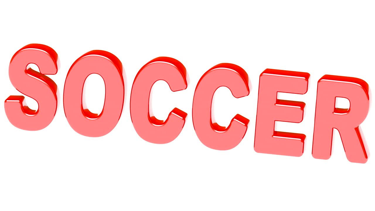Calcio. Filmato in loop con risoluzione 4K