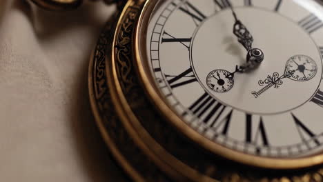 antique pocket watch detail
