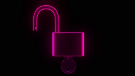 cerradura holograma desbloqueo llave de bloqueo seguridad protección de seguridad hackear contraseña 4k